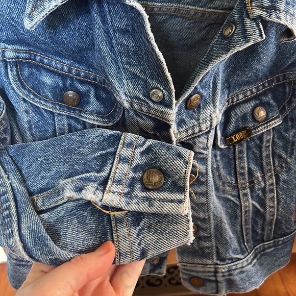 Kids Unisex Lee Denim Jacket - Picture 4 of 4